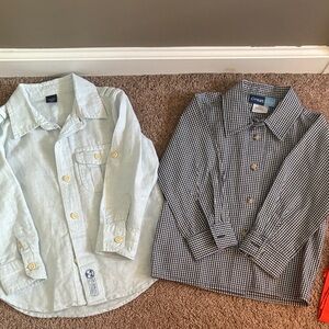 Boys toddler button downs